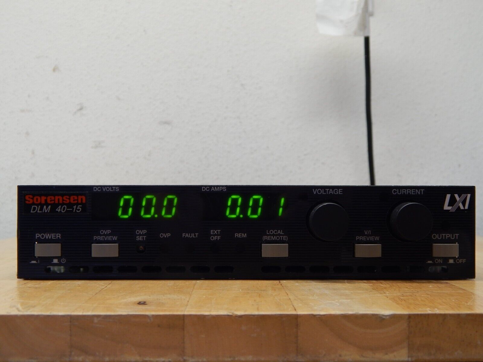 Sorensen DLM40-15 M6, M130 LXI DC Power Supply 30 Day Warranty