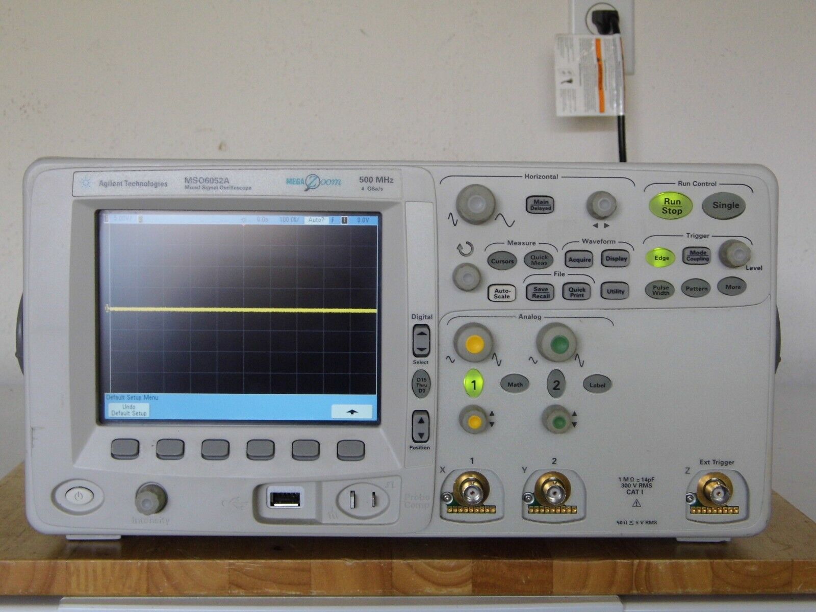 Keysight Agilent MSO6052A 500MHz 4GS/s 2Ch Oscilloscope  w/accessories and POD