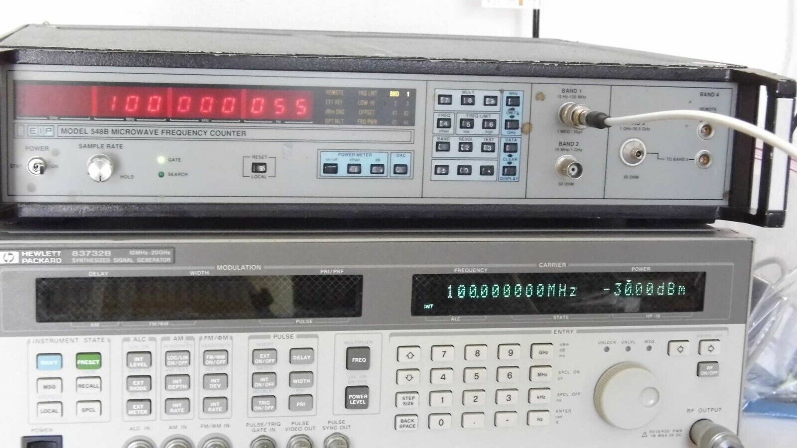 EIP 548B microwave frequency counter 10hz-26.5Ghz w/opt 06 