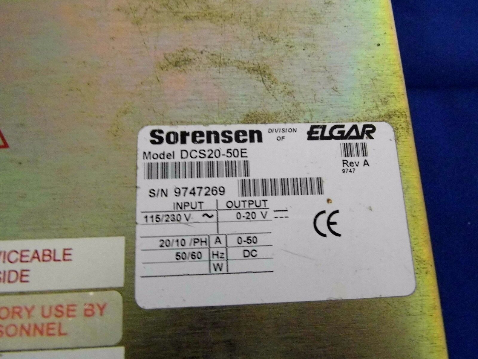 SORENSEN DCS20-50 (fully tested) 60 DAY WARRANTY (3 in stock)