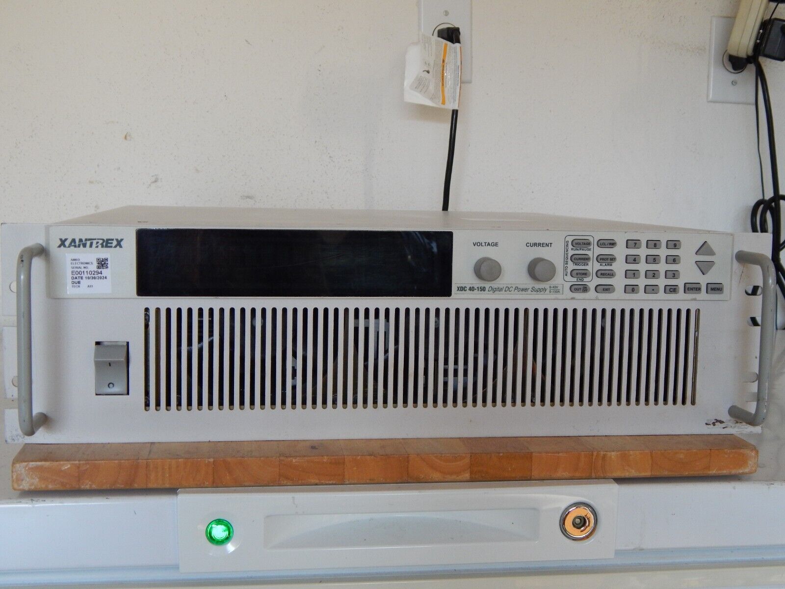 Xantrex XDC40-150 40Vdc 150A,GPIB,RS232,EXT PROG,CANBUS / NIST cal