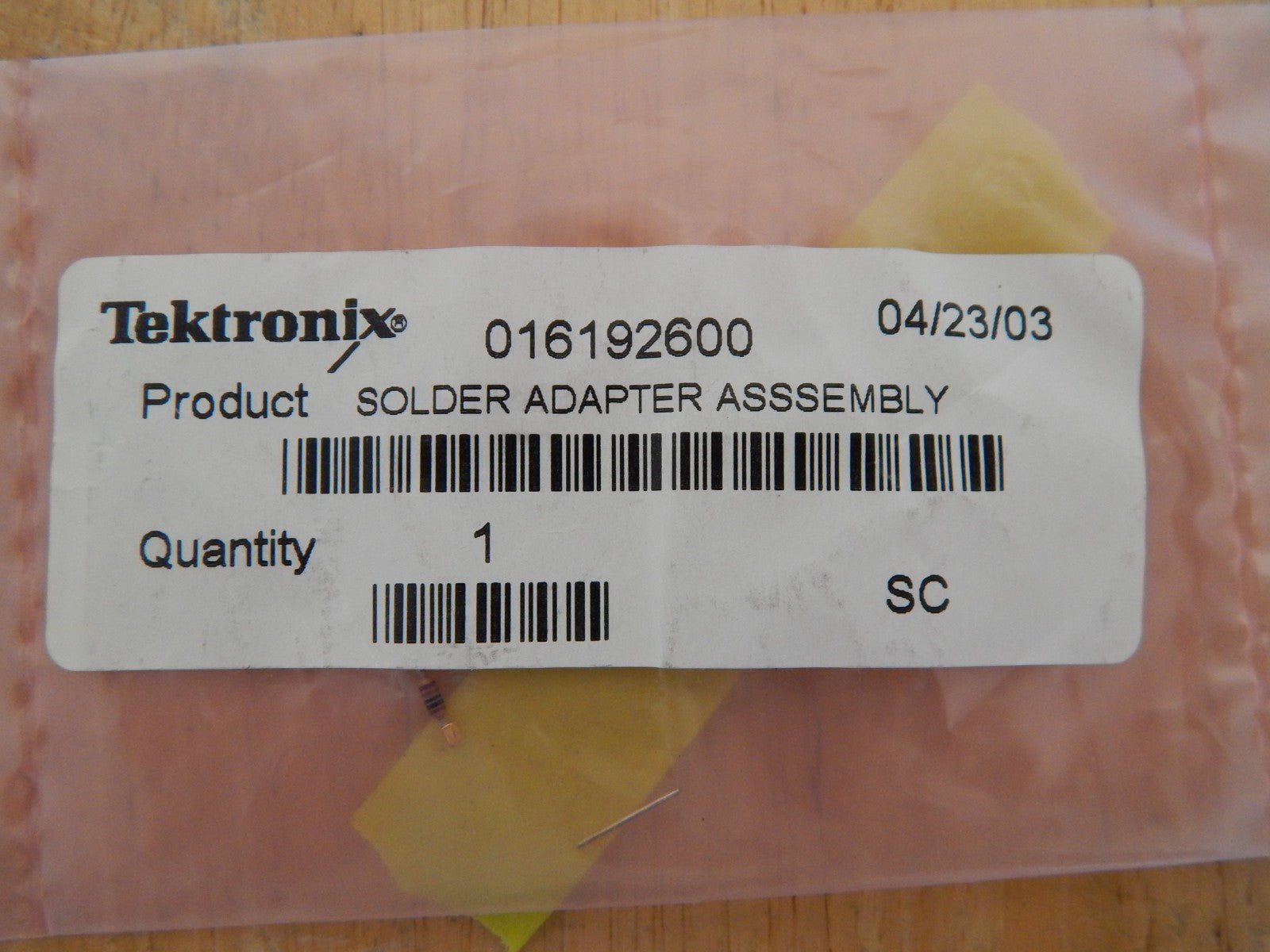 Tektronix Oscilloscope Assorted Accessories, Group 3, sold as a lot