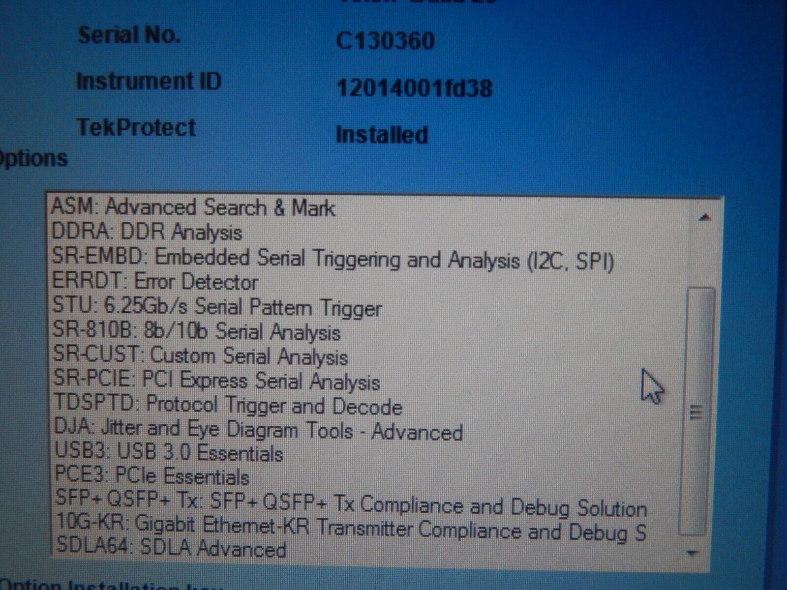Tektronix MSO71604C Mixed Signal Oscilloscope, 16 GHz, 4 + 16 Ch., 100 GS/s