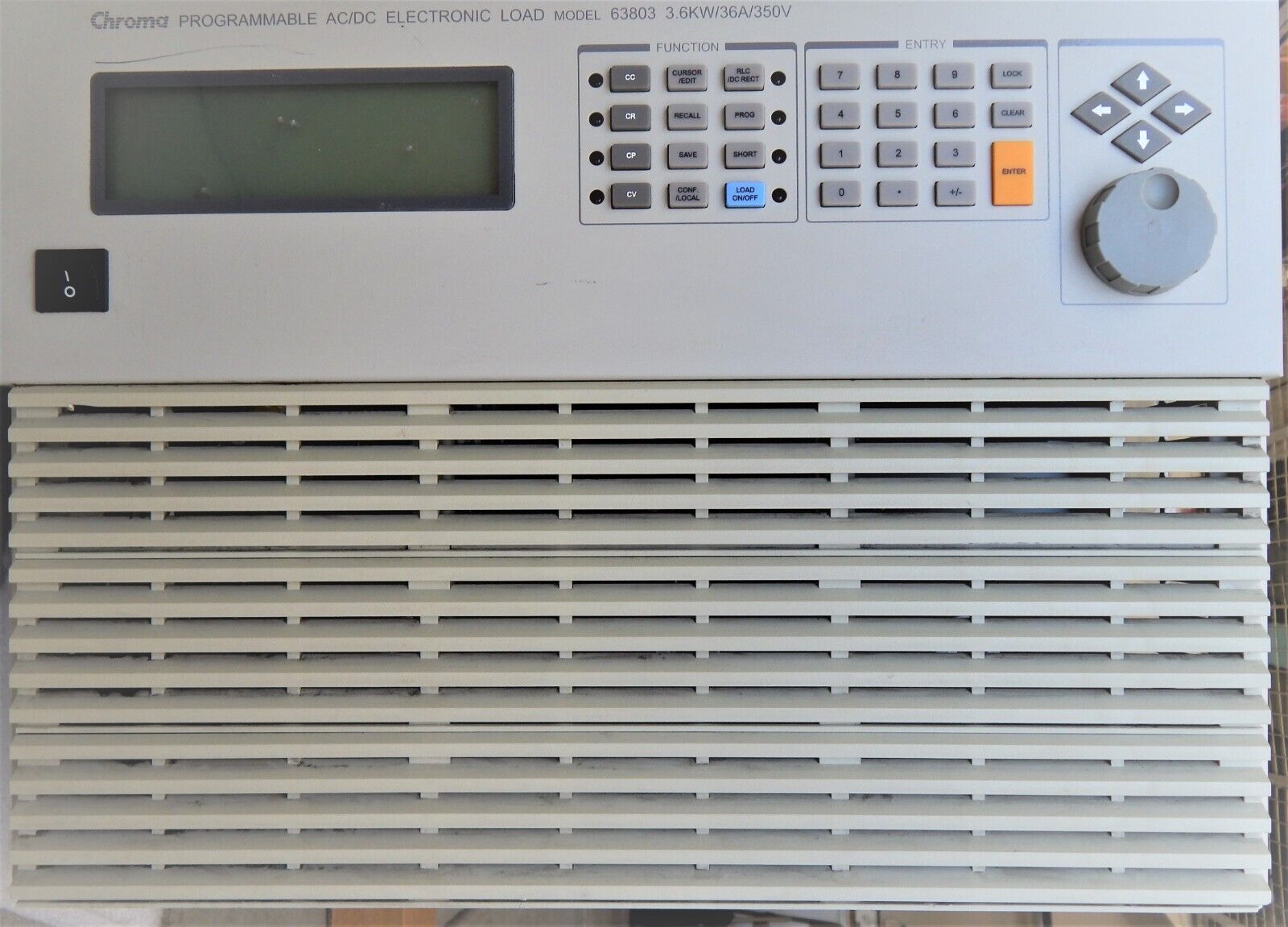 Chroma 63803 Programmable AC/DC Electronic Load 3.6kW/36A/350V, 1 in stock