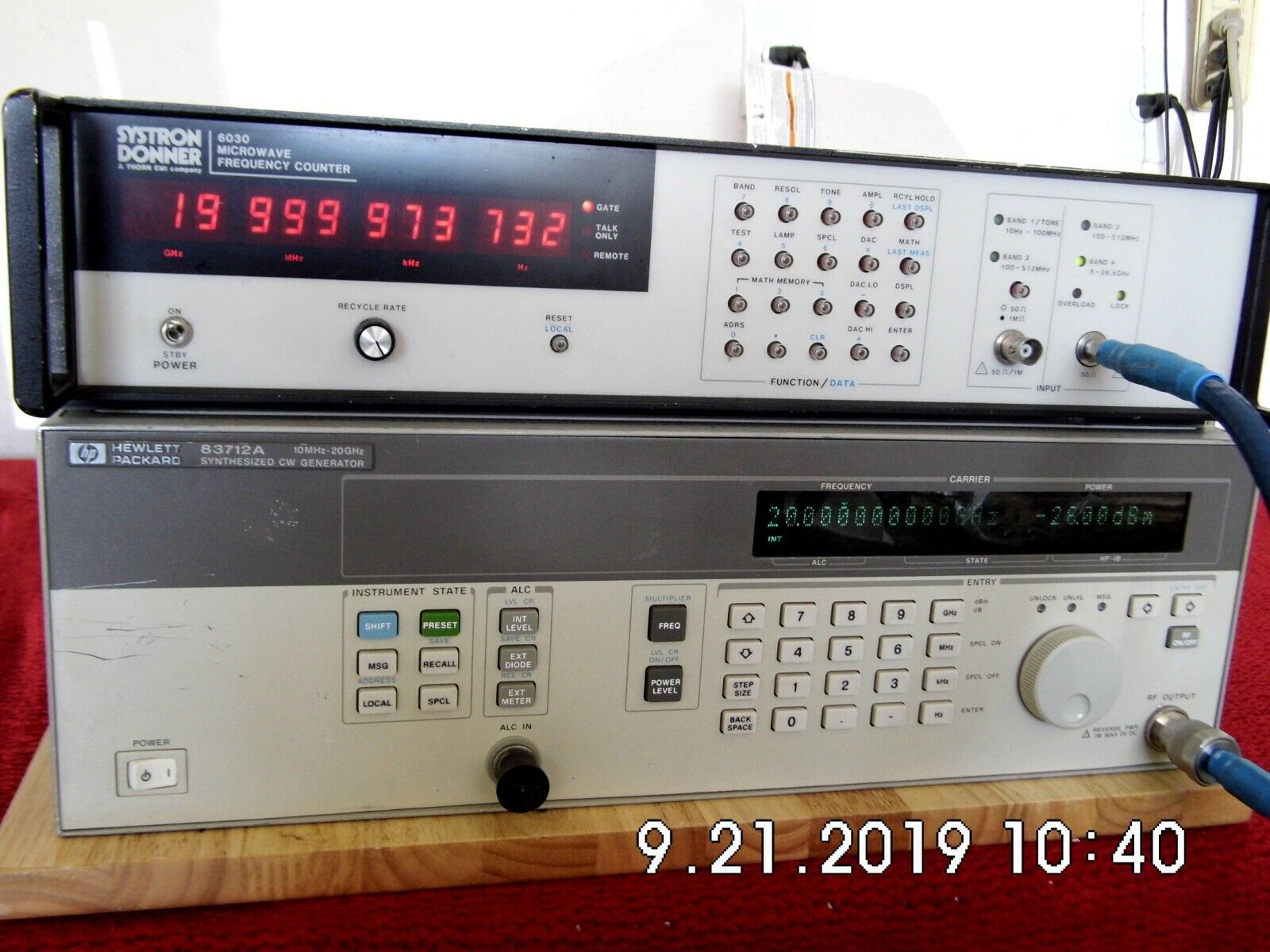 Systron Donner 6030 microwave frequency counter 10hz-26.5Ghz 