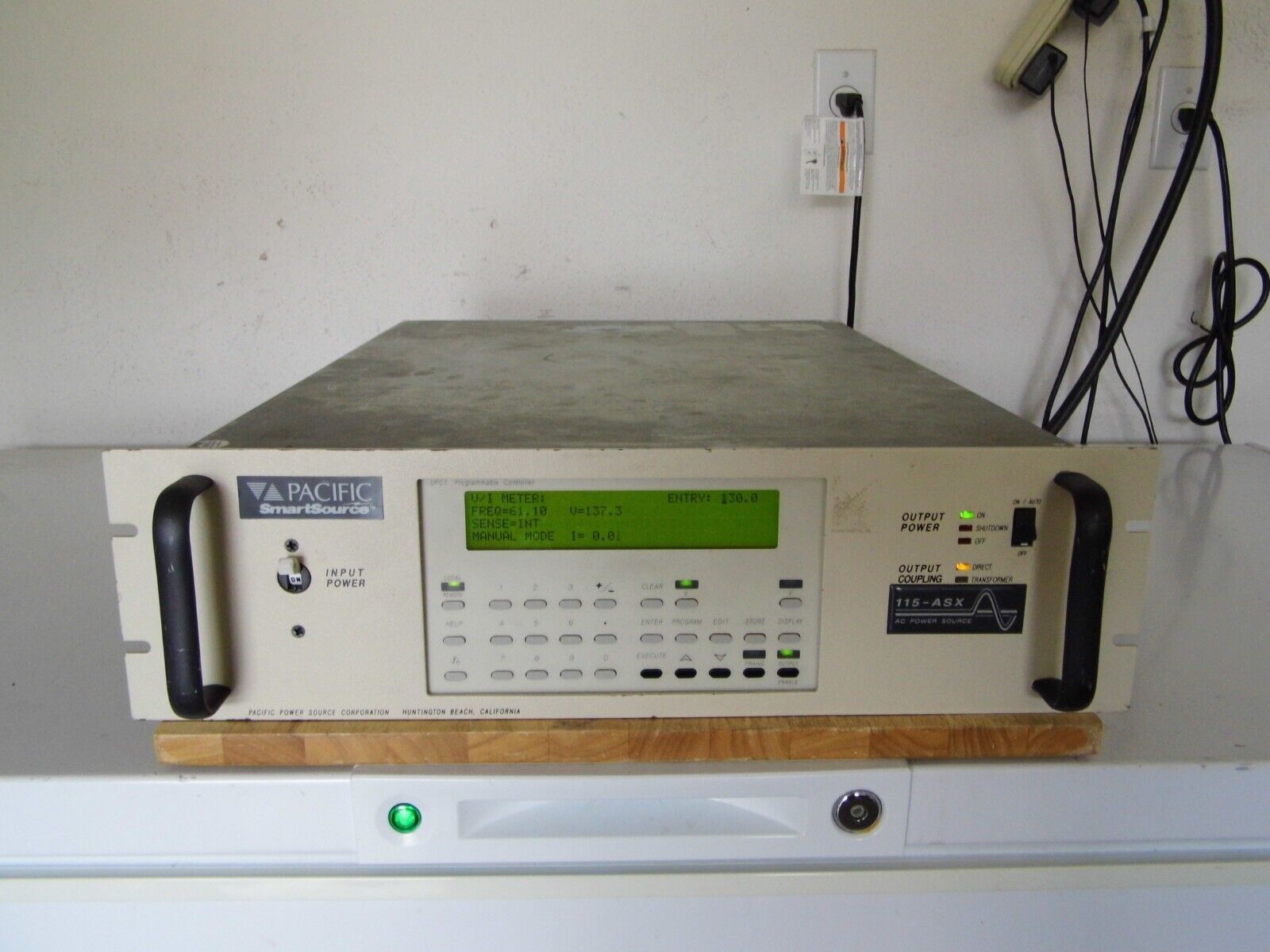 Pacific Power Source  115-ASXT-UPC1M AC  Source **works but needs calibration**