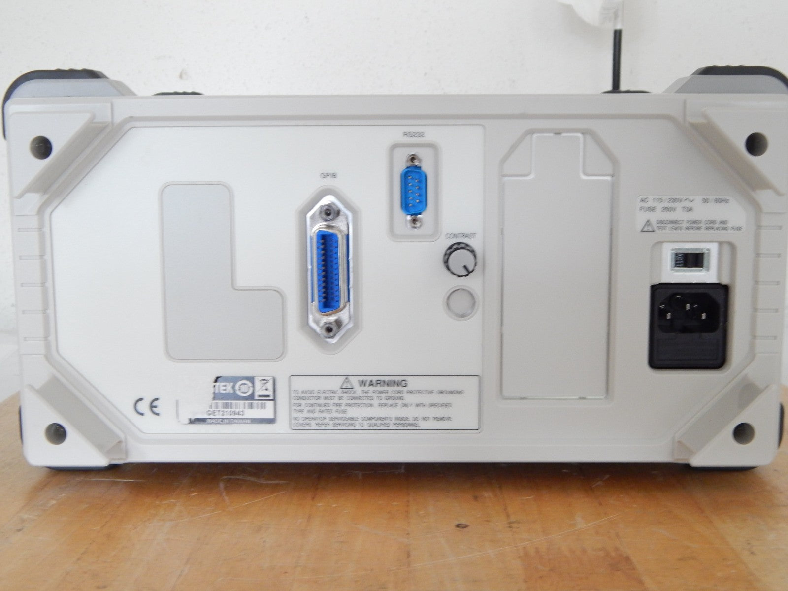 GW Instek LCR8110G 20Hz to 10MHz Precision LCR Meter w/ NIST calibration *mint*