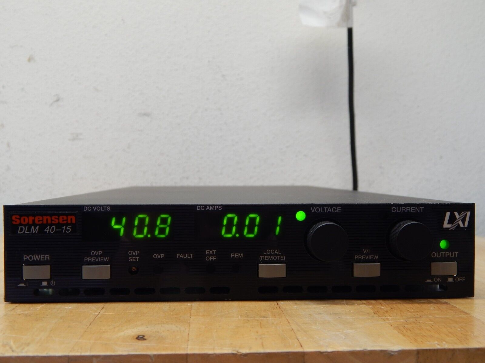 Sorensen DLM40-15 M6, M130 LXI DC Power Supply 30 Day Warranty