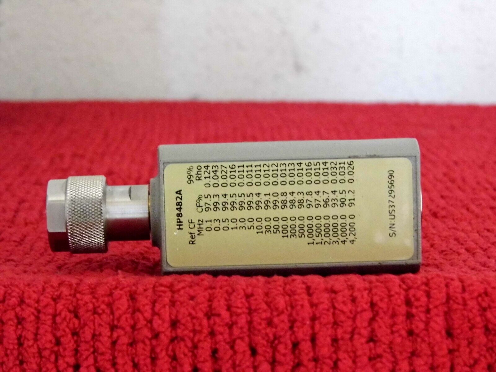 Agilent / HP 8482A RF Power Sensor 100khz-4.2GHz -30 to +20dbm