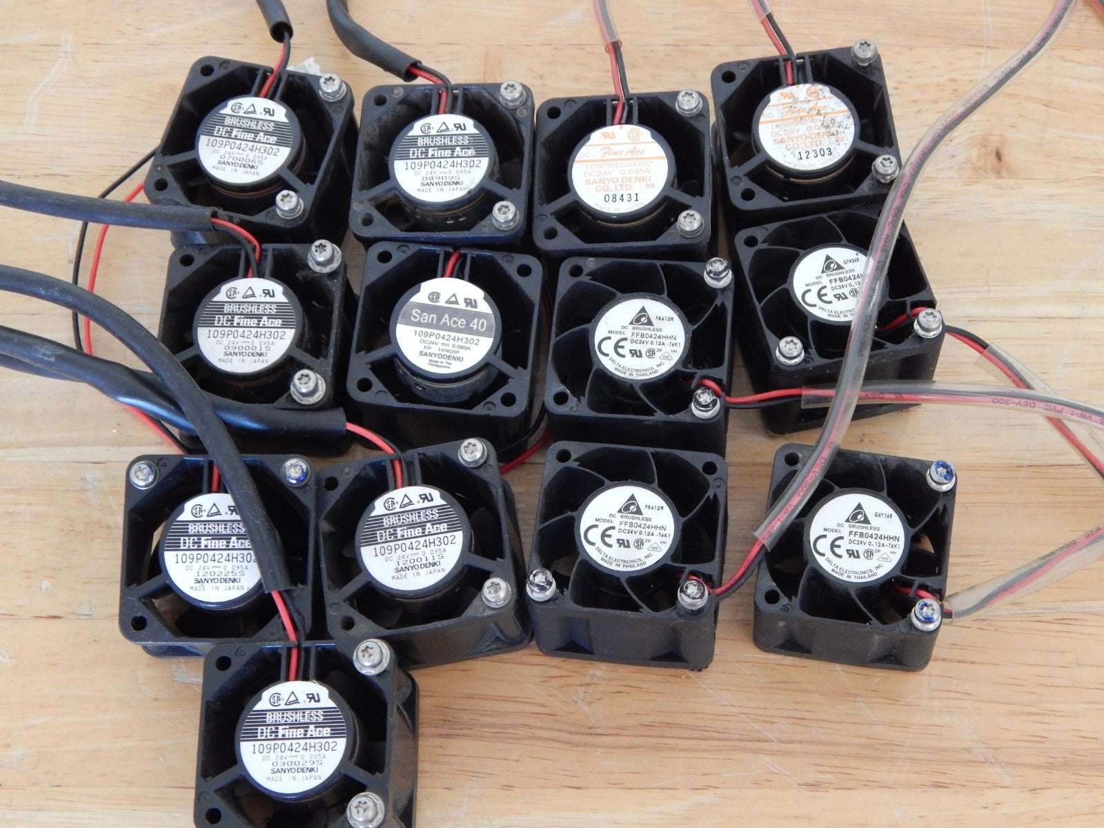 LOT of 13, Brushless DC Brushless Fans 24V ,US Quick Ship