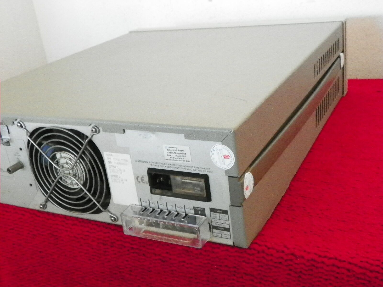 Agilent HP 6628A Dual Precision  Power Supply, 50W, NIST cal w/DATA (12 in stock