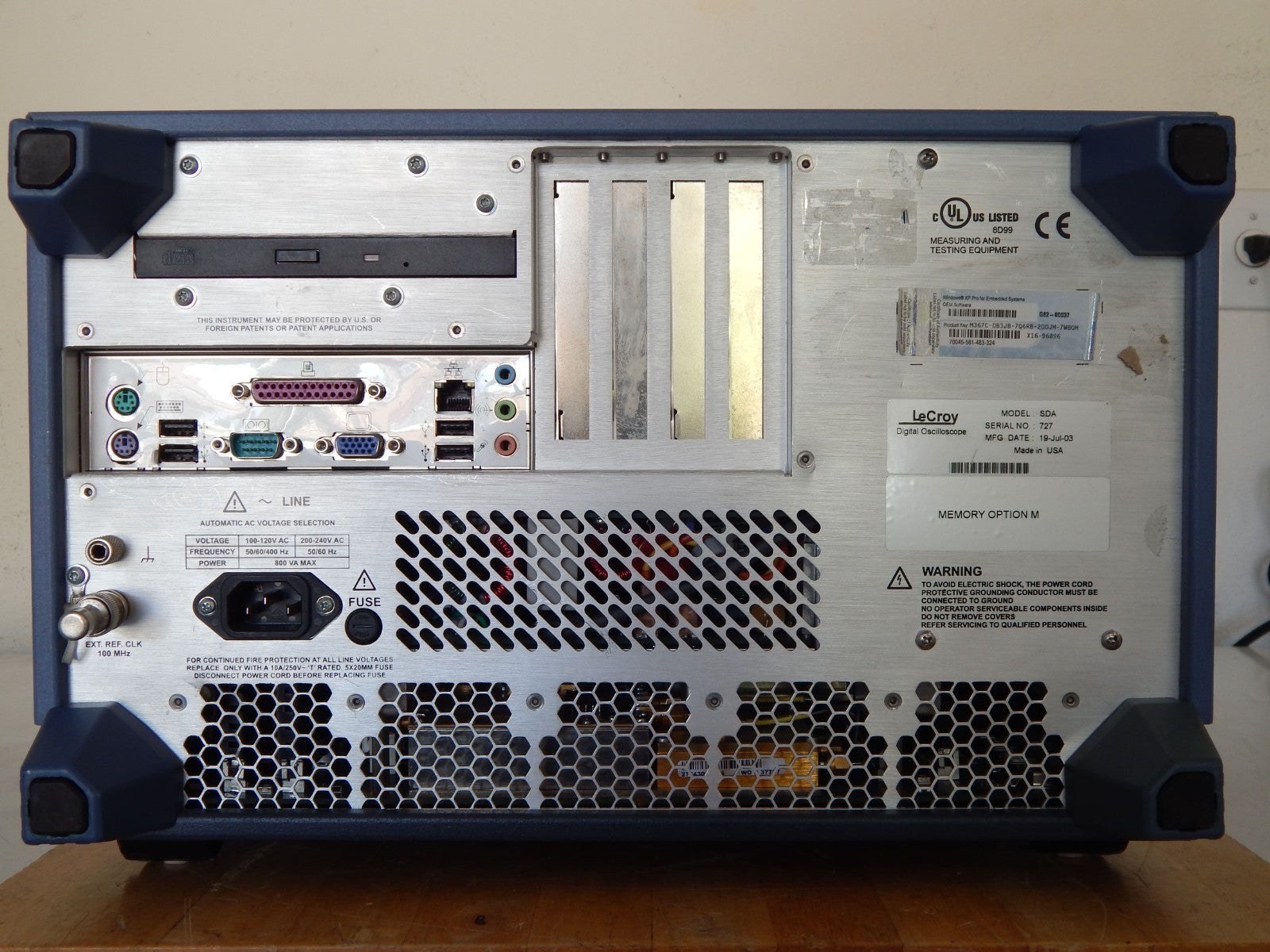 Lecroy SDA6020 6Ghz QUAD 20GS, opt's ASDA DFP2 ET I2C  JTA2 PMA2 SDA SDA2 & more