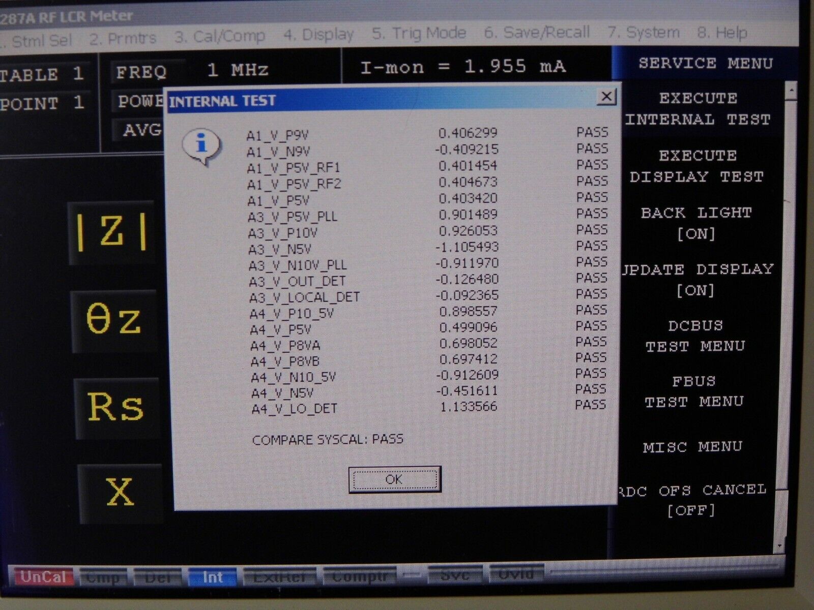 Agilent / HP 4287A 1 MHz to 3 GHz RF LCR Meter