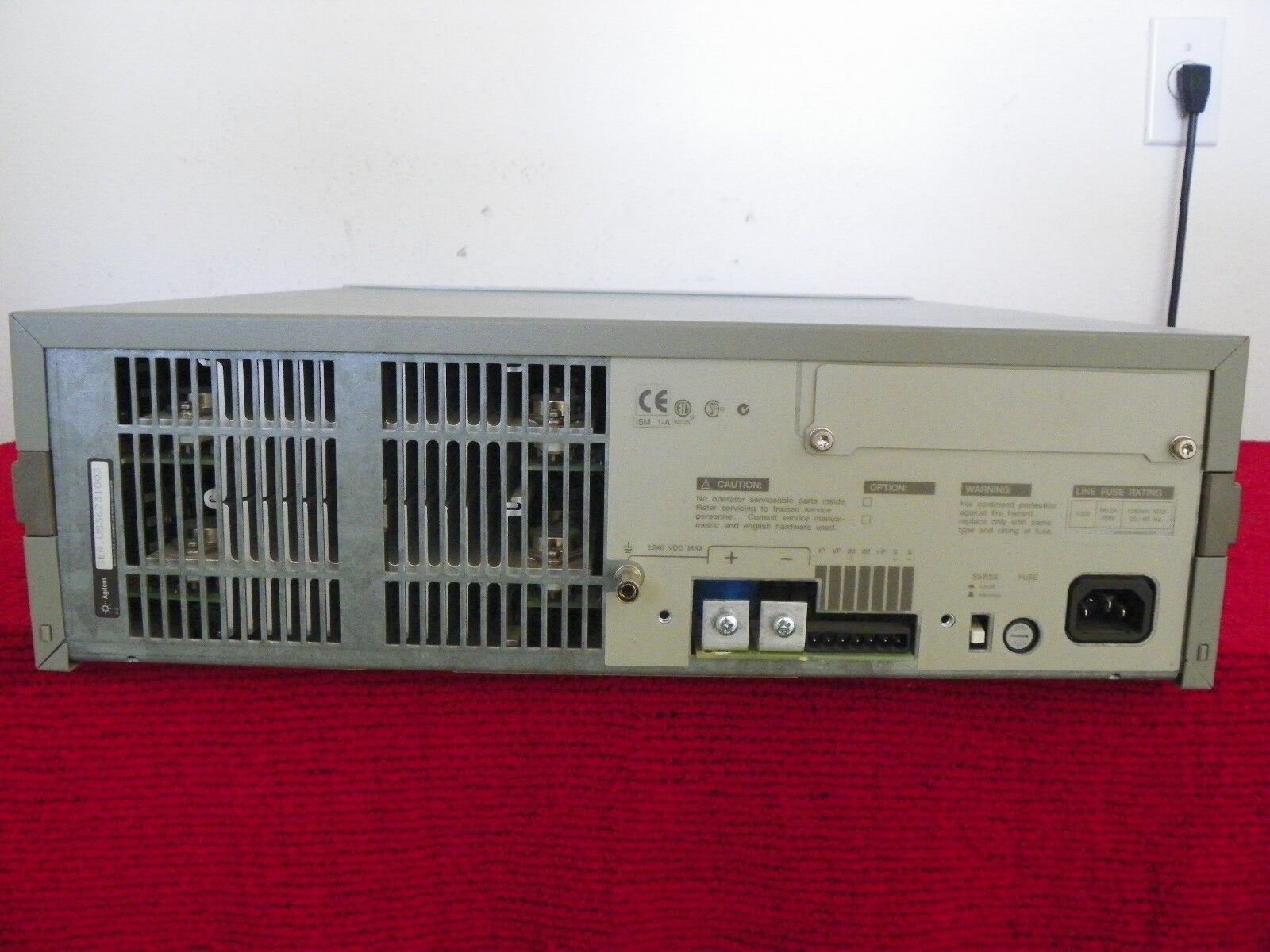 Agilent HP 6552A 0-20V/0-25A System DC Power Supply 30 DAY WARRANTY (3)