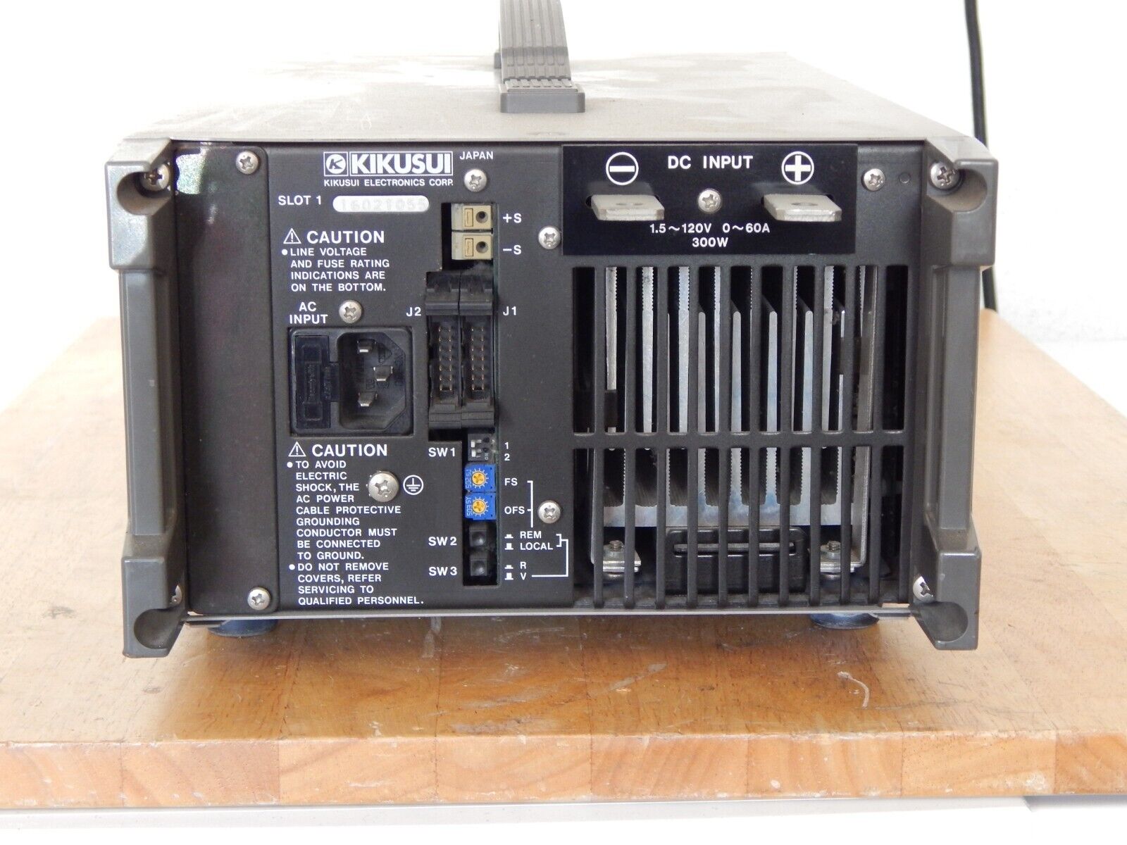 Kikusui PLZ303W Electronic Load 120V 60A 300W Tested