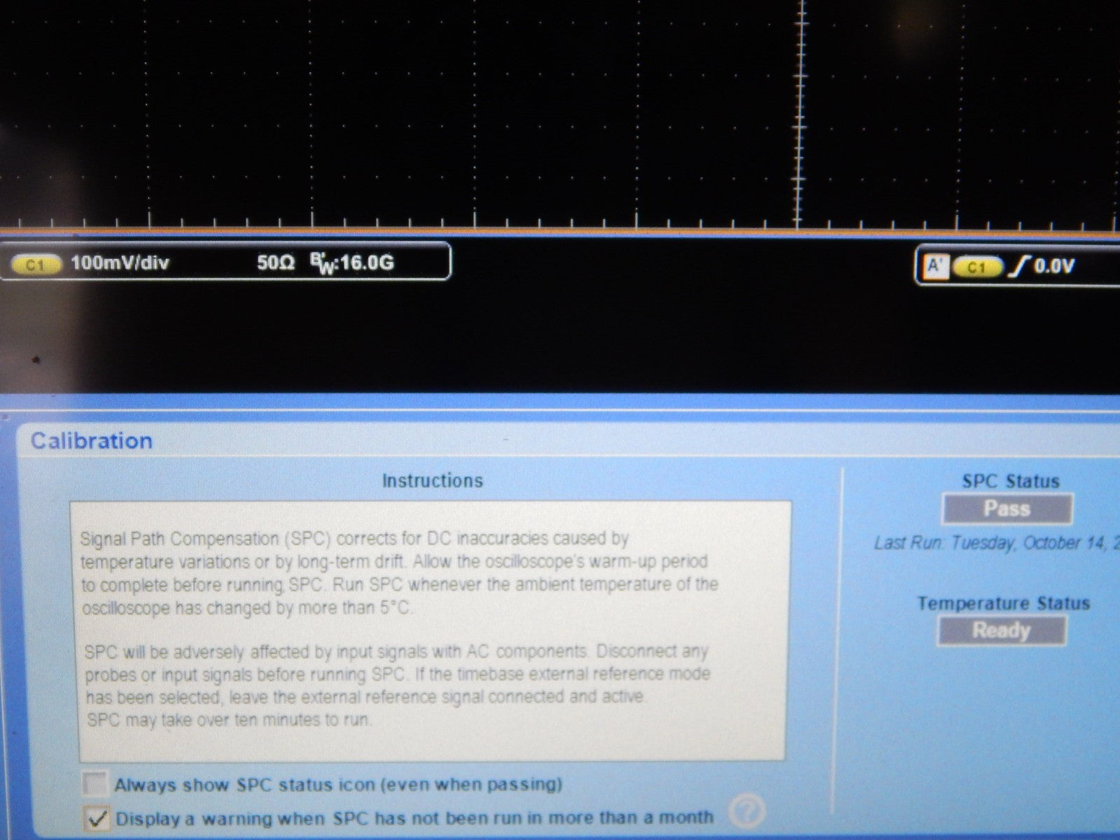 Tektronix DPO71604C Mixed Signal Oscilloscope, 16 GHz, 100 GS/s