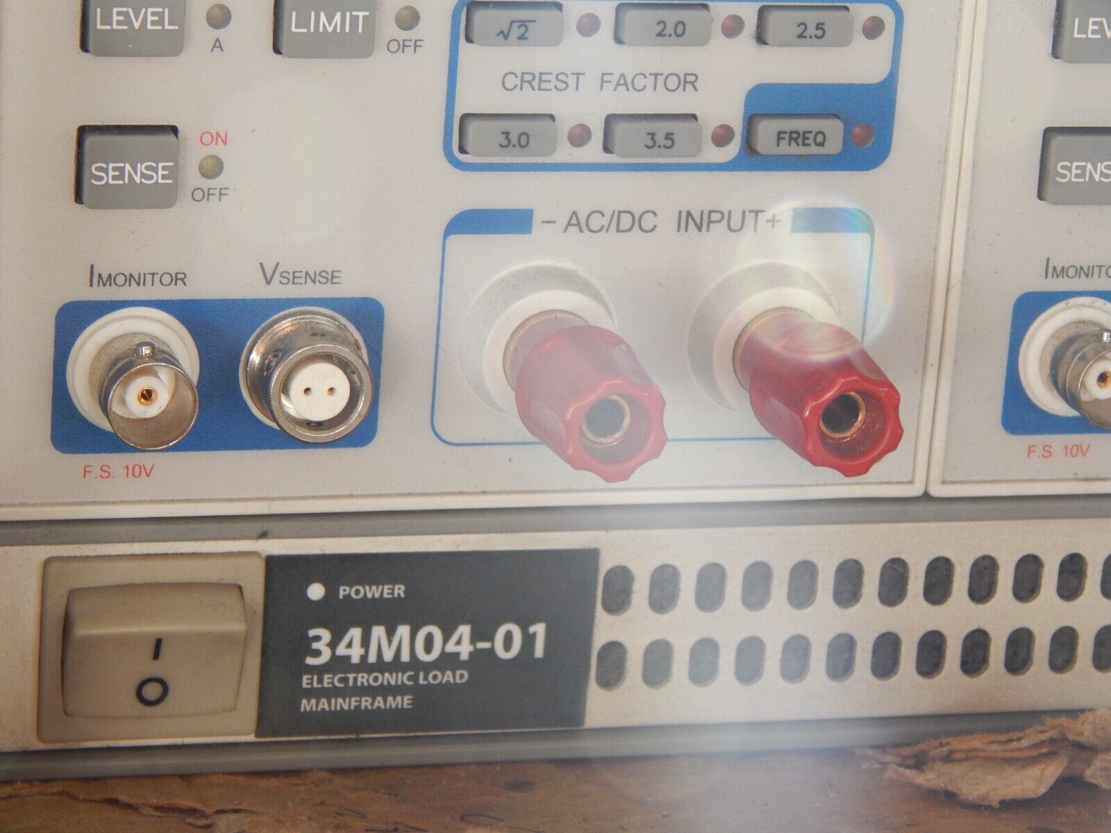 APS AC/DC Load 300V/4A-300VA 4 modules GPIB 34M04-01 Mainframe, NIST Cal'd