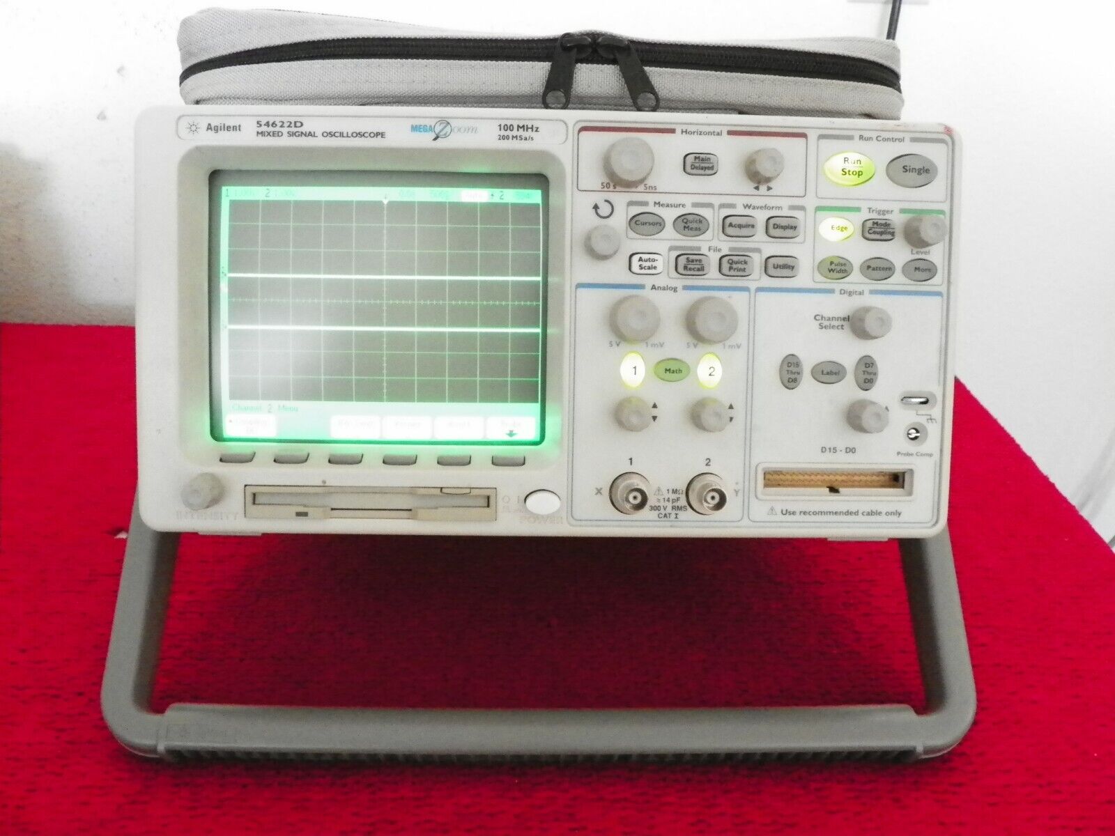 Agilent HP 54622D 2+16 channel 100 MHz MSO