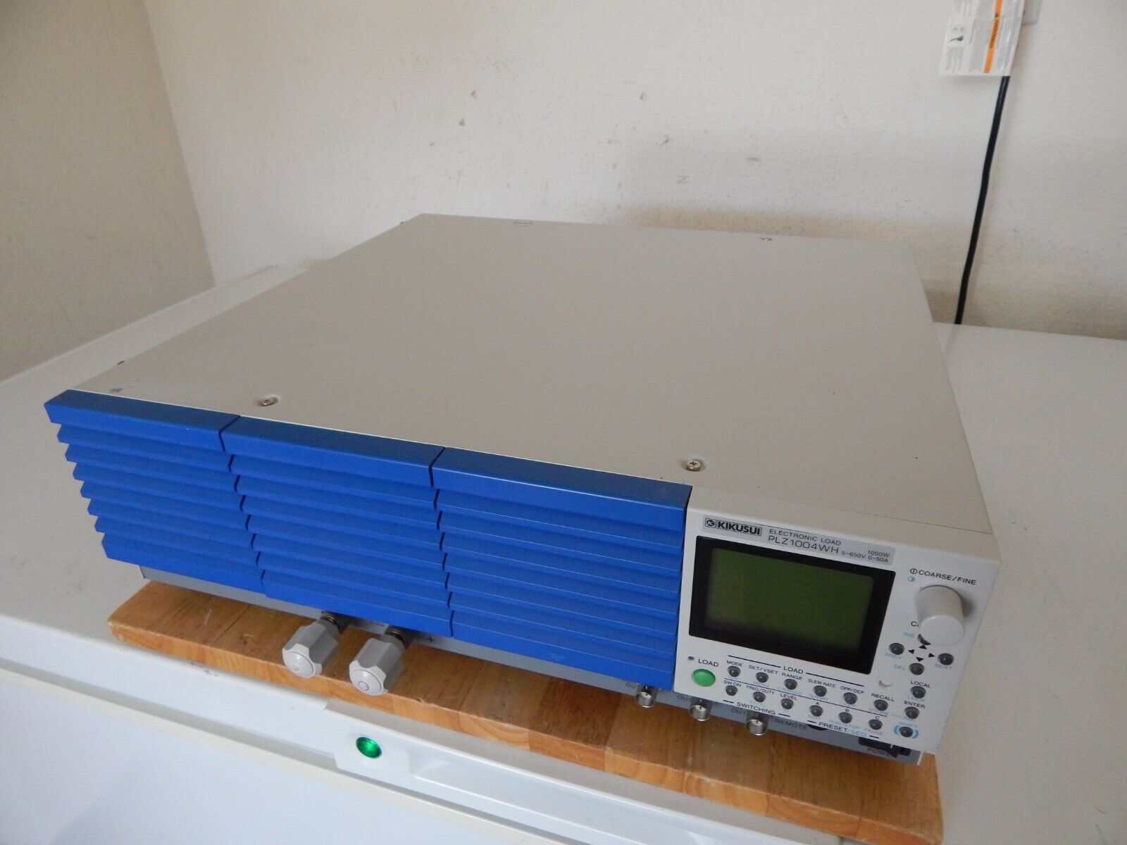 Kikusui PLZ1004WH 5-650V 0-50A 1000W Electronic Load *MINT Condition*