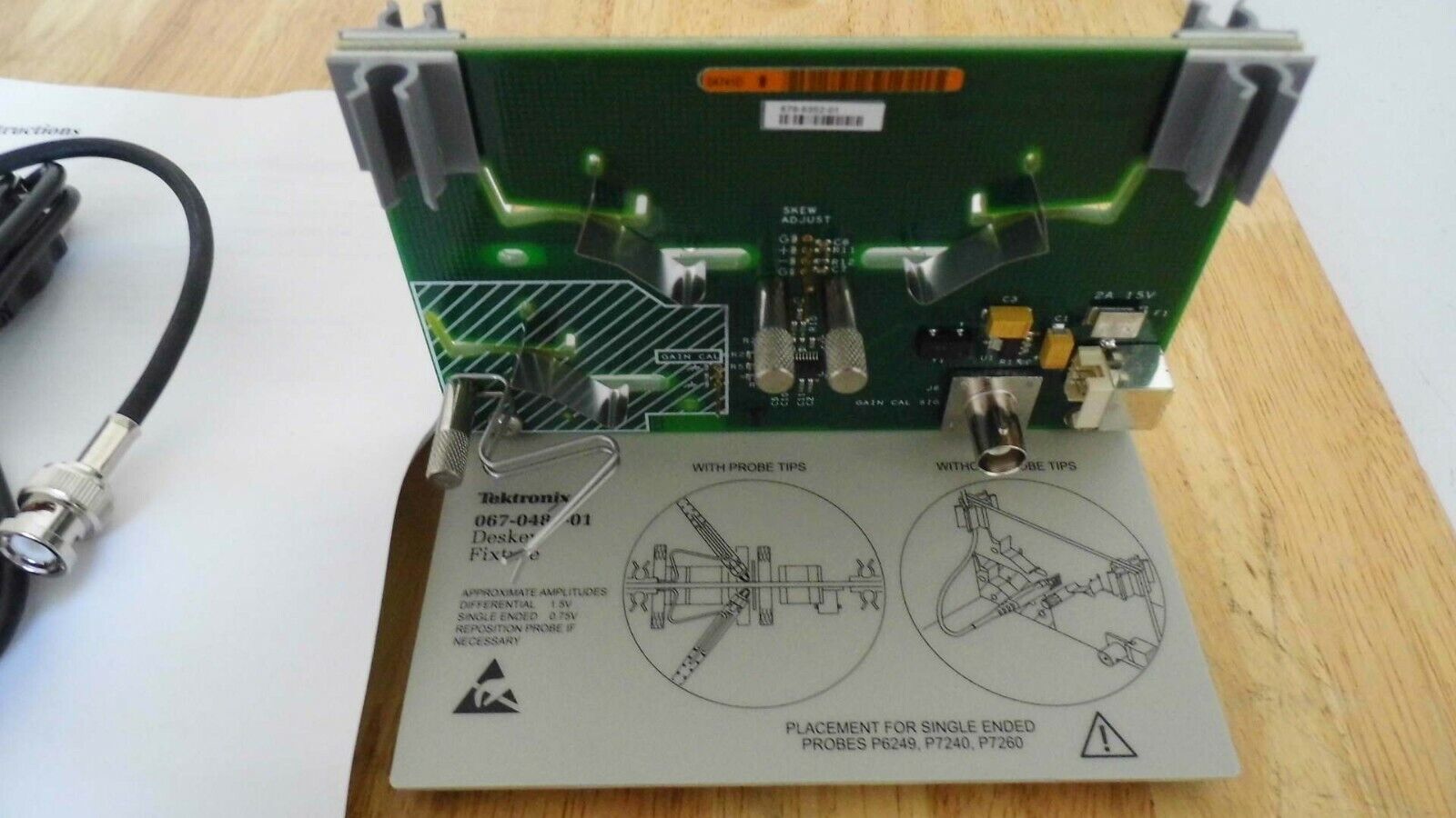 Tektronix 067-0484-02 067-0484-01 679-5352-01 Deskew Fixture TDS 6804B
