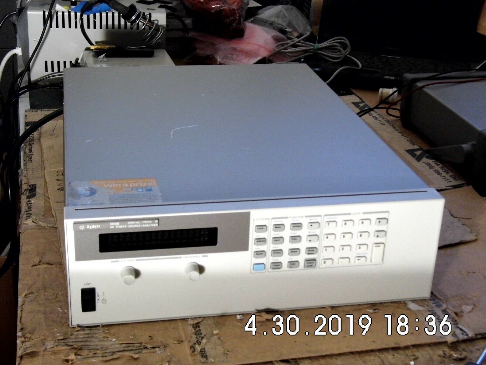 Agilent  HP 6813B opt. 020  AC Power Source/Analyzer,1750VA,300V,13A