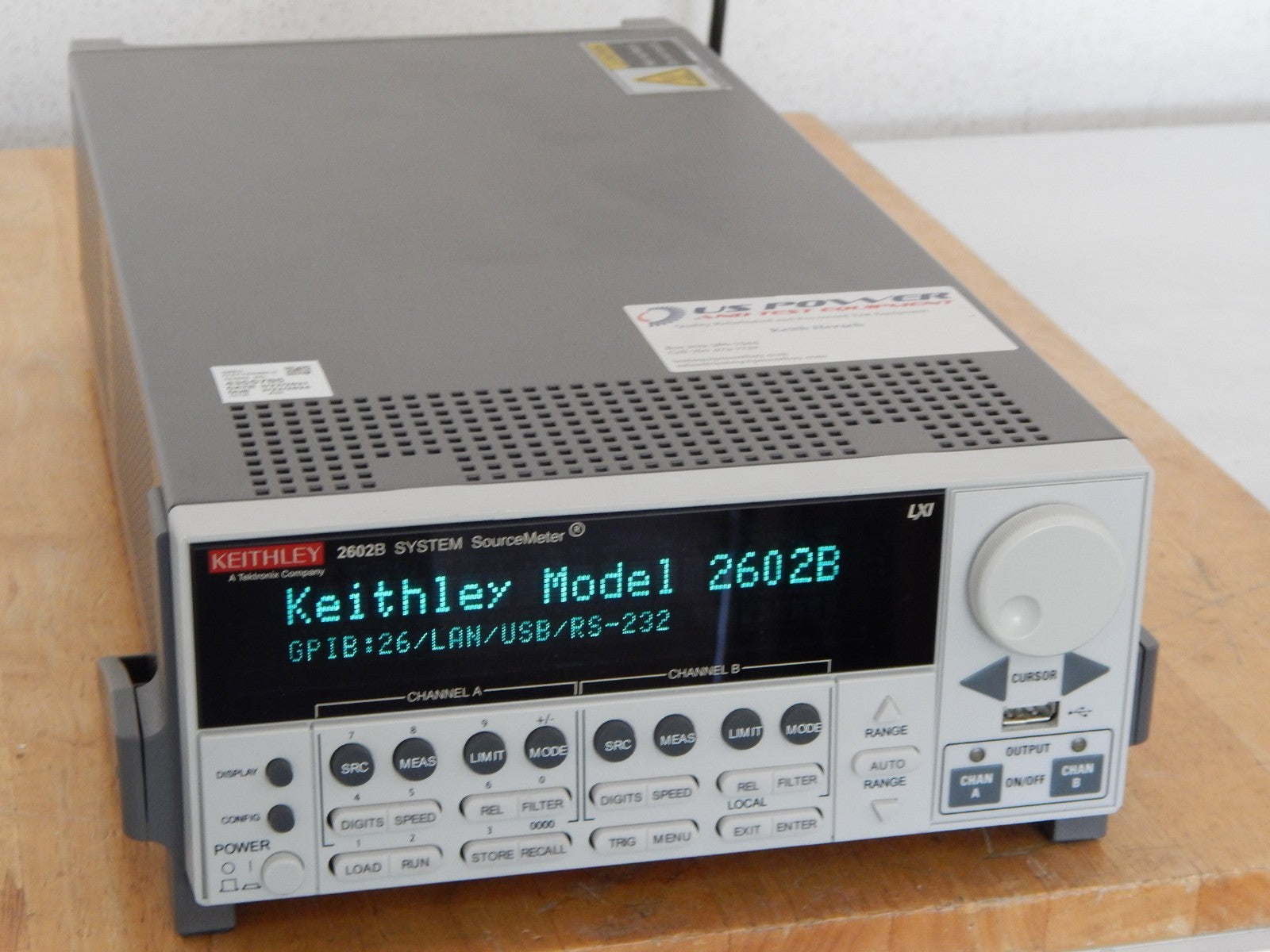 Keithley 2602B System SourceMeter  2 in stock, mint! NIST cal available