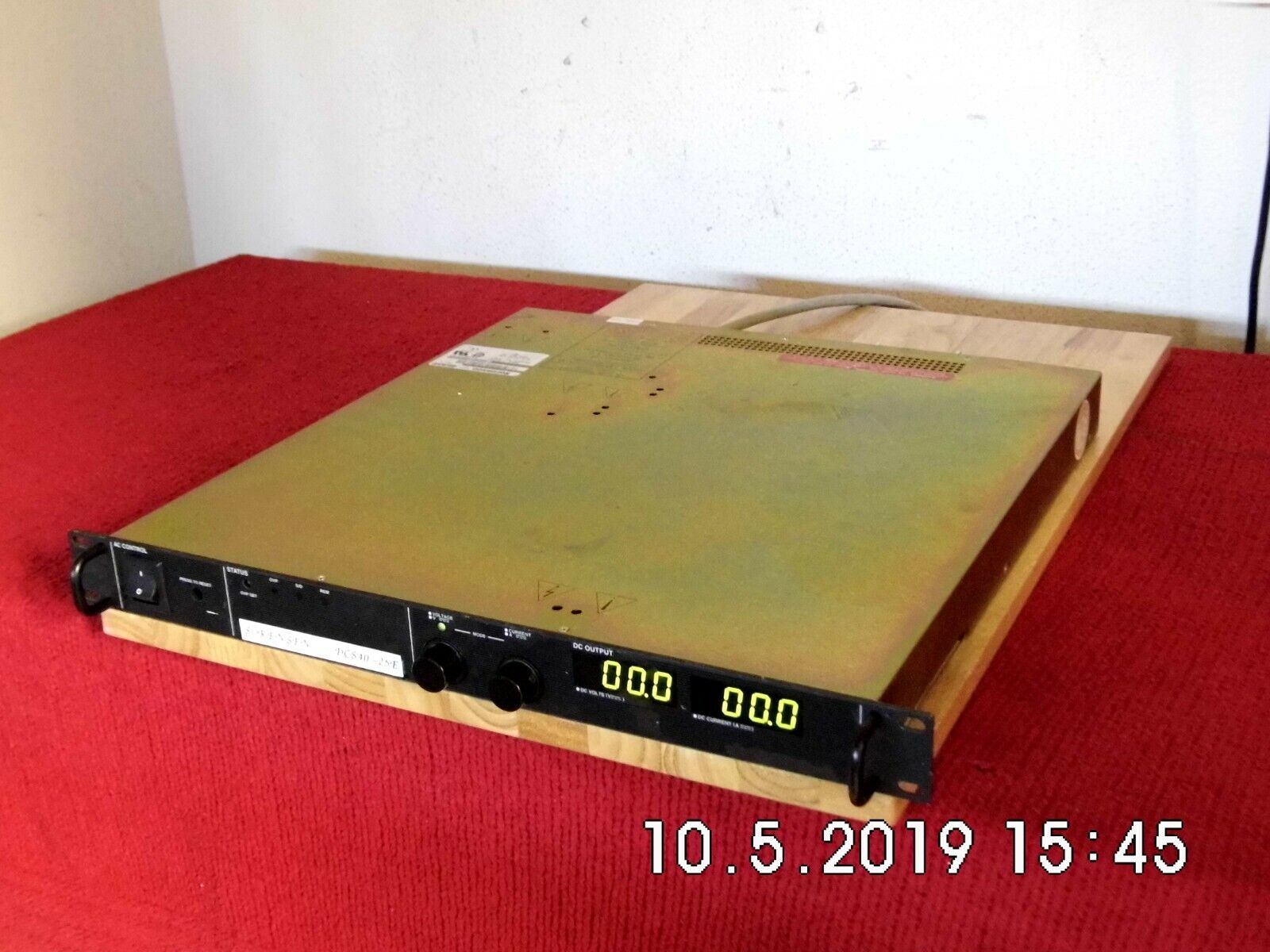 Sorensen DCS40-25E 0-40 V, 0-25 A, Power Supply