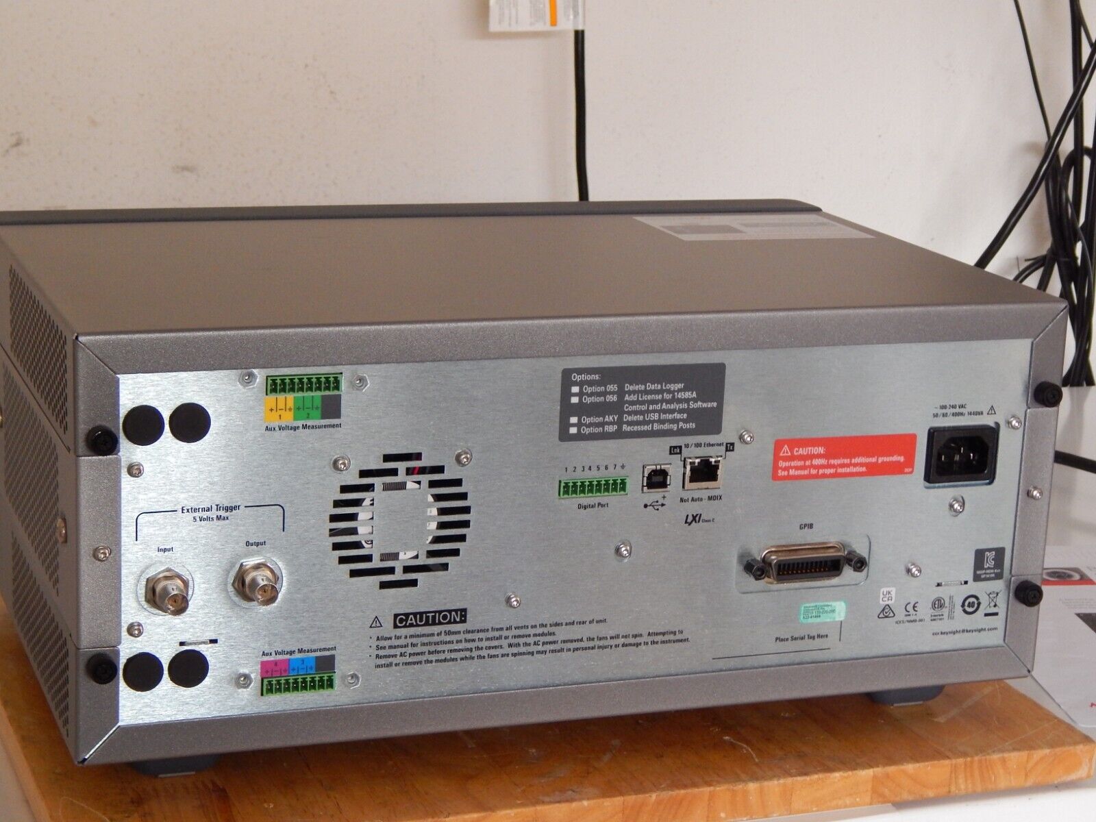 Keysight N6705C DC Power Analyzer, Modular, 600W, 4-Slot