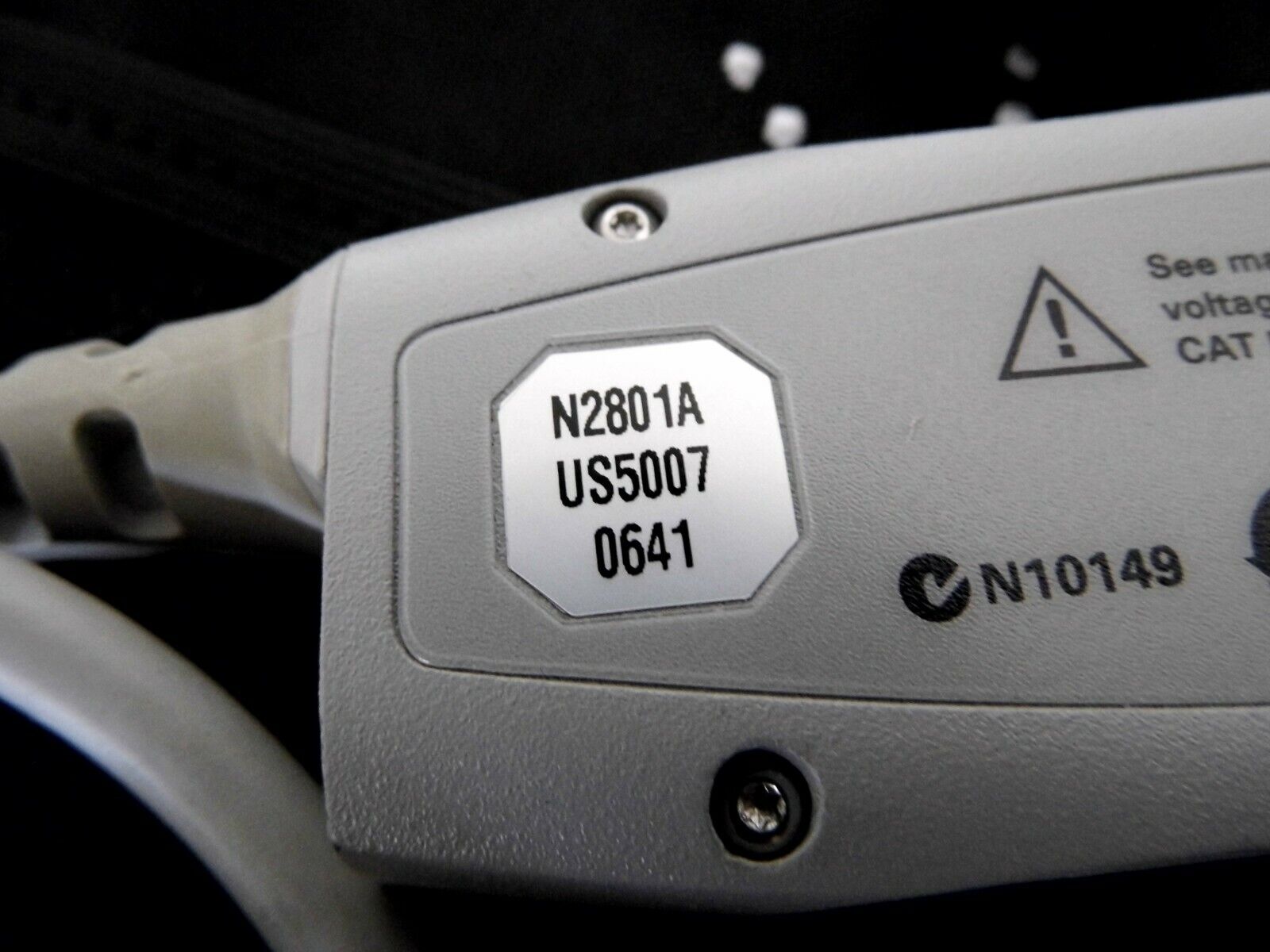 Agilent N2801A 20 GHz InfiniiMax III Series probe amplifier Keysight cal 8/2021