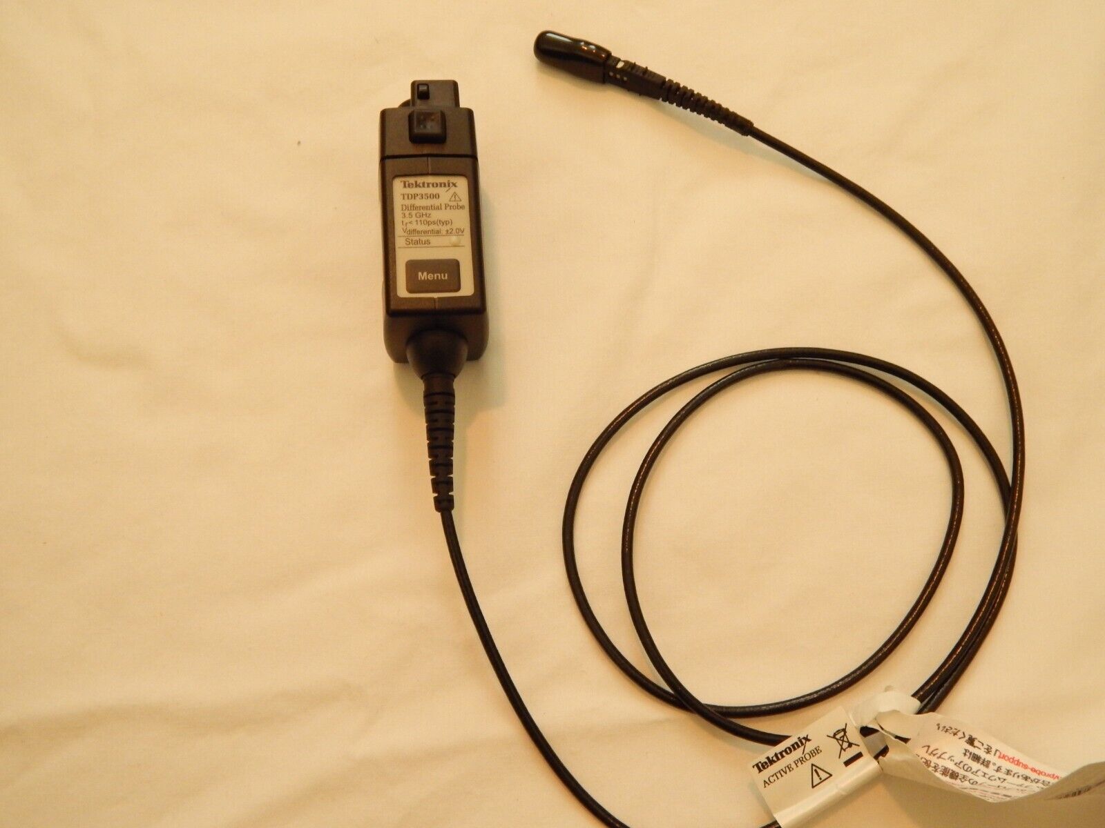 Tektronix TDP3500 Oscilloscope 3.5 GHz Differential Probe,NIST cal'd, 2 stock