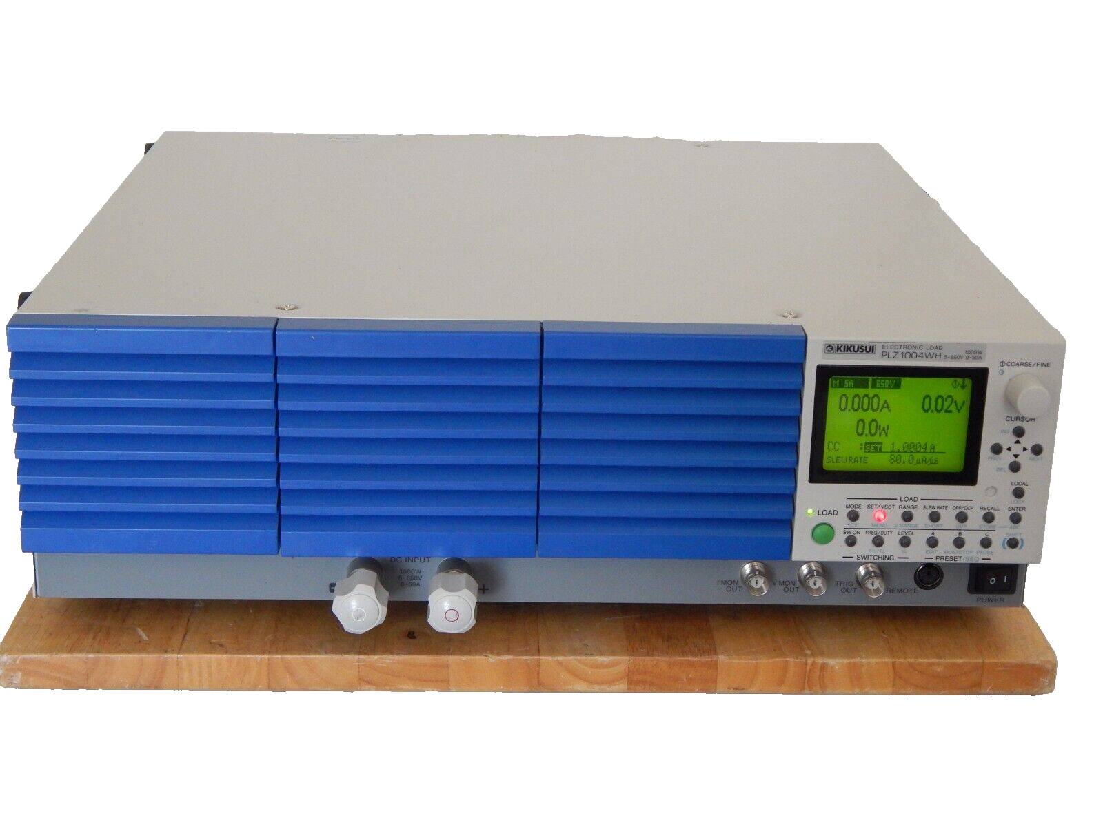 Kikusui PLZ1004WH 5-650V 0-50A 1000W Electronic Load *MINT Condition*