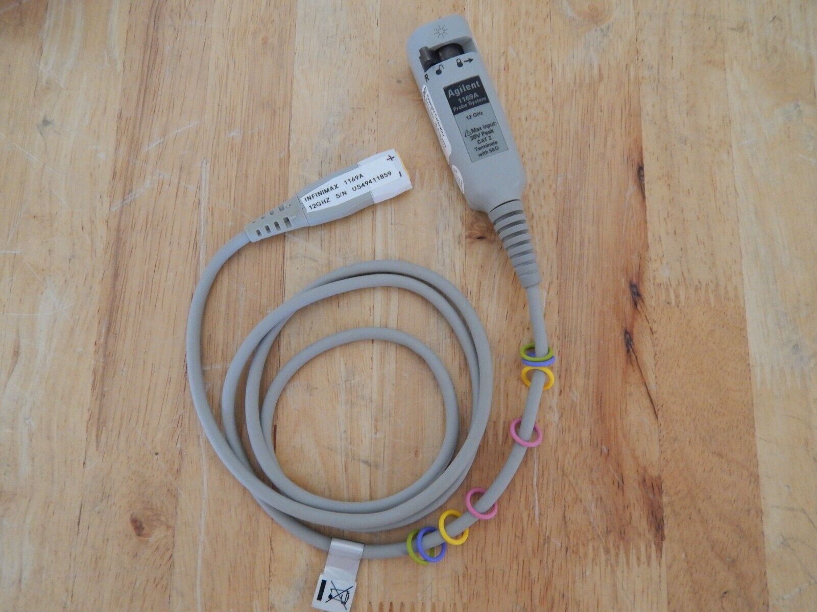 Agilent 1169A Oscilloscope 12 GHz InfiniiMax Probe, Keysight calibration.