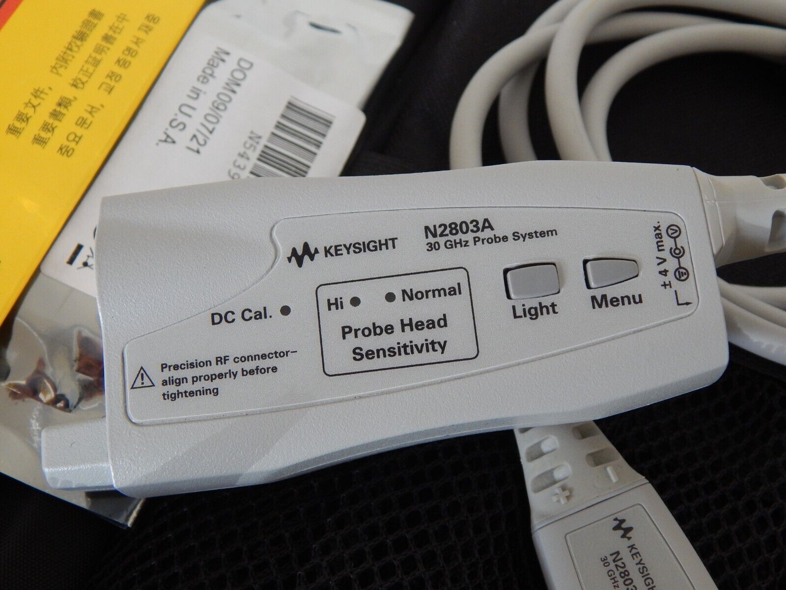 N2803A 30 GHz InfiniiMax III Series Probe Amplifier w/exp. mfr. cal. 9 in stock