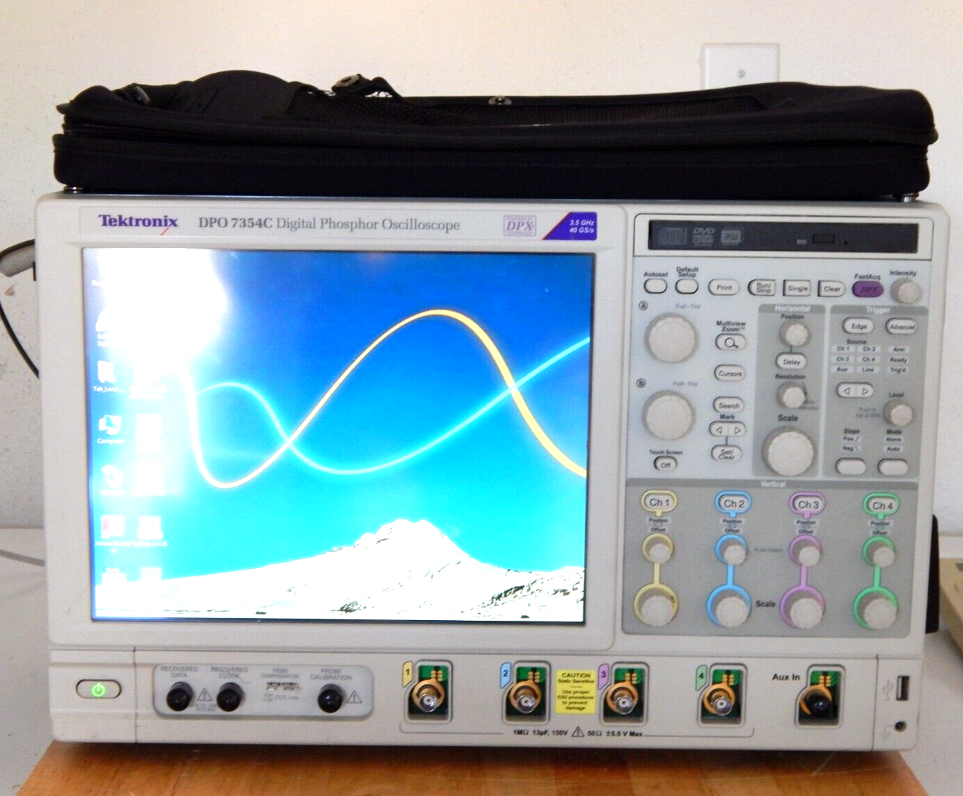 Tektronix DPO7354C 4 Channel 3.5GHz Phosphor Oscilloscope