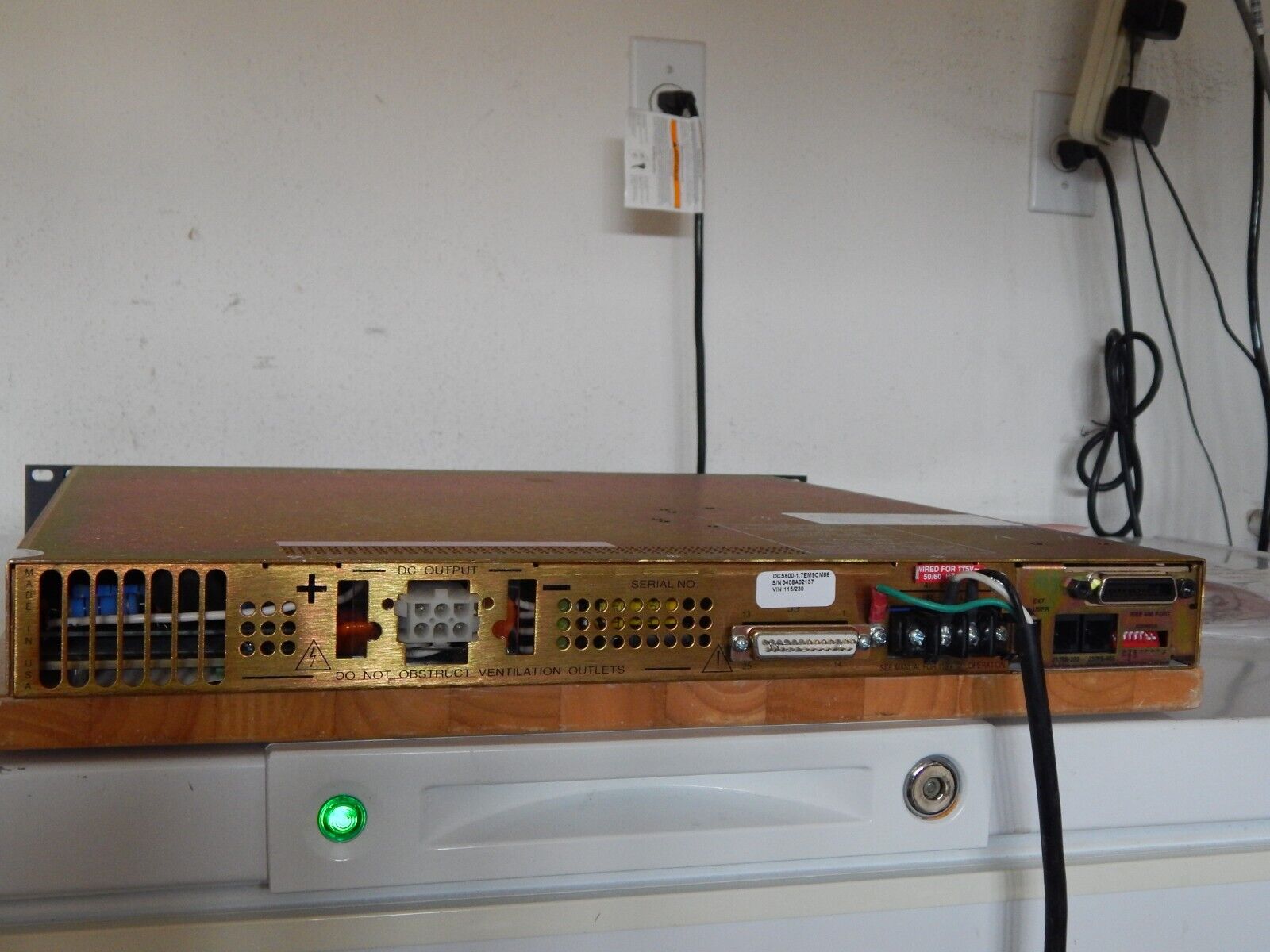 Sorensen DCS600-1.7EM9CM88  DC Power supply 500Vdc 2.0 Amps