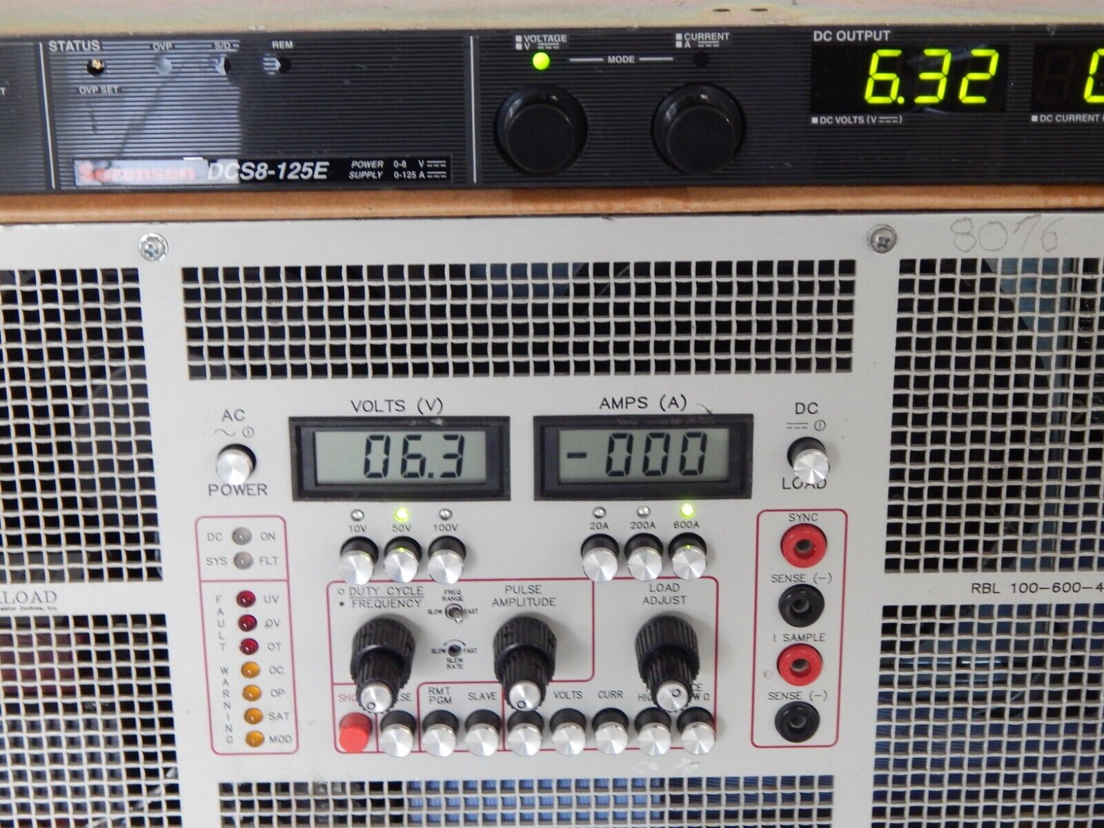 TDI RBL100-600-4000 DC Load 0-100V,0-600A, 4000W  w/30 day warranty, 9 in stock