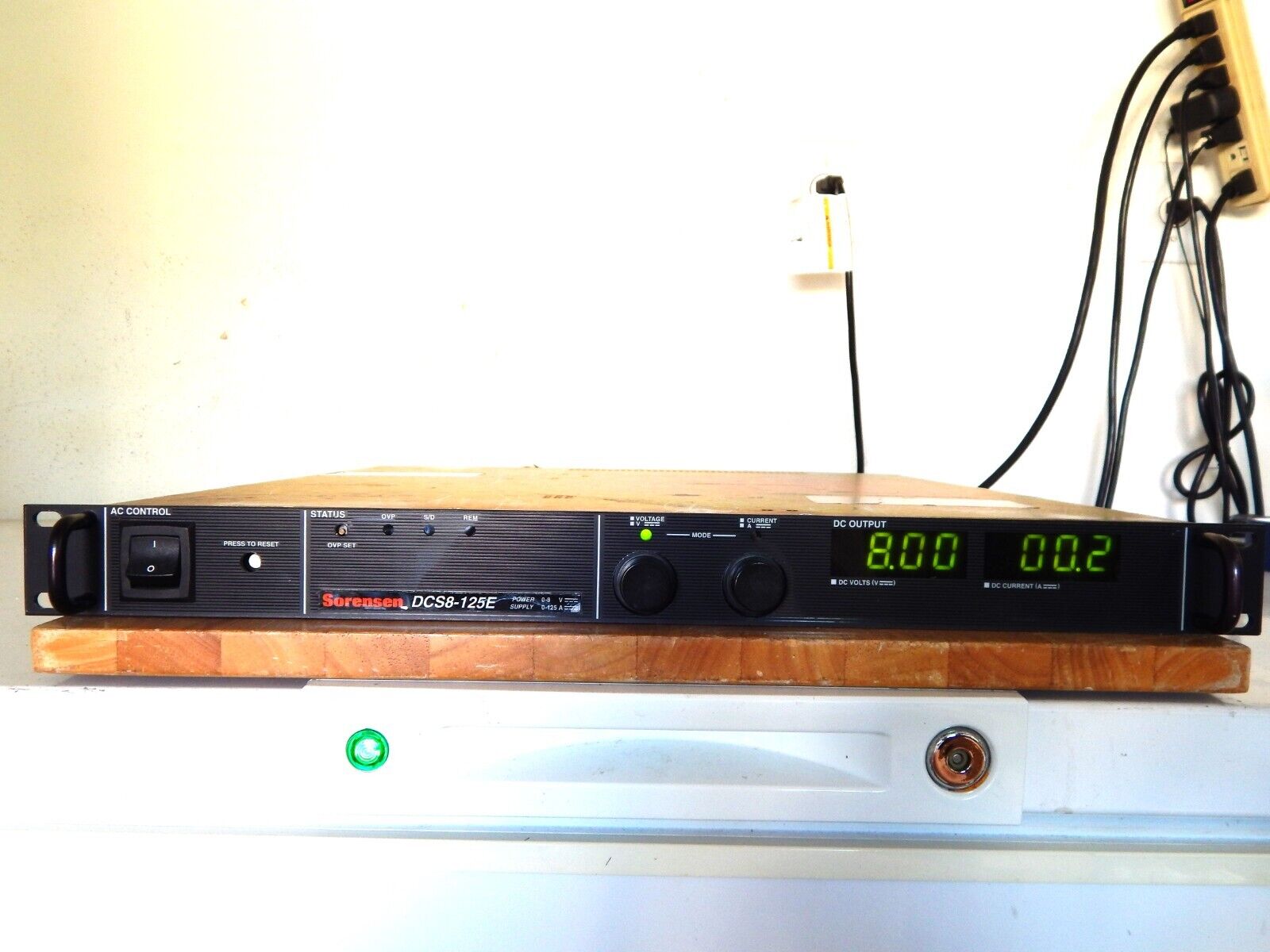 Sorensen DCS8-125E M9C (GPIB) DC Power Supply 8V @ 125A cover stain (3 in stock)