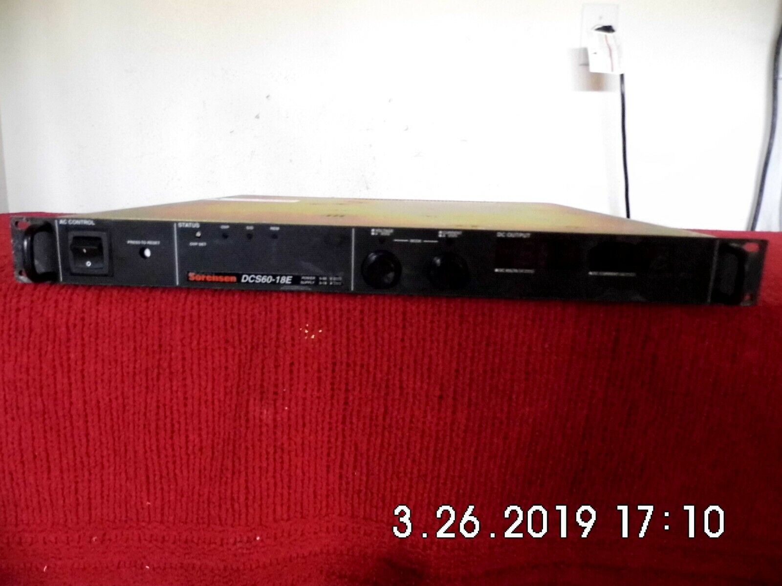 Sorensen DCS60-18E DC Power Supply 