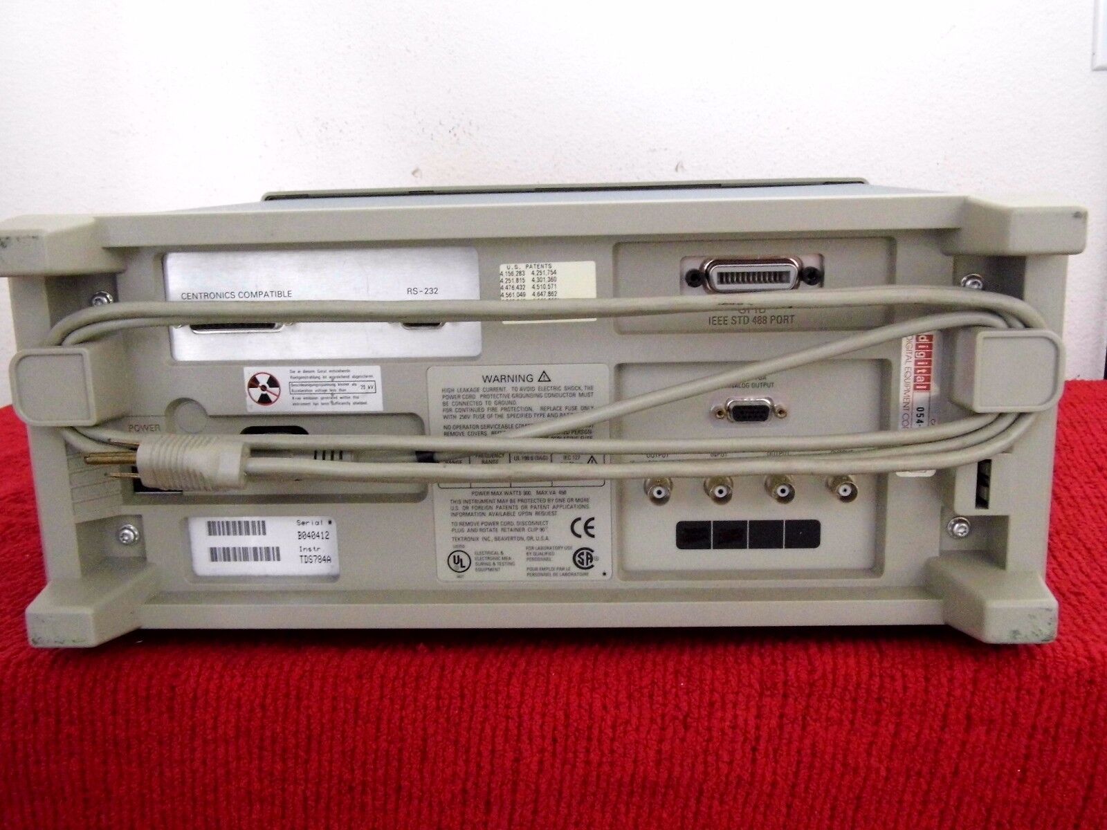 Tektronix TDS784A  DPO Oscilloscope 1GHz, 4GS/s