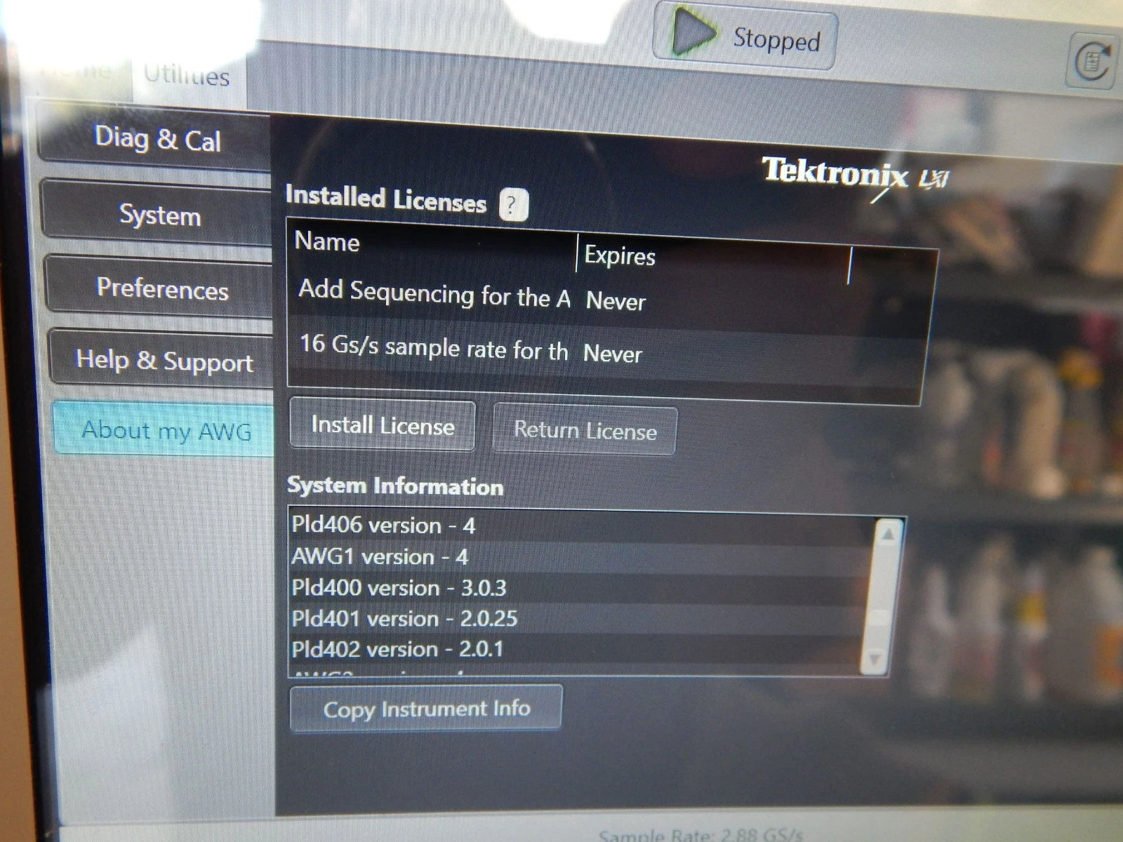 Tektronix AWG70002B w/16GS/s & SEQ and NIST cal w/data