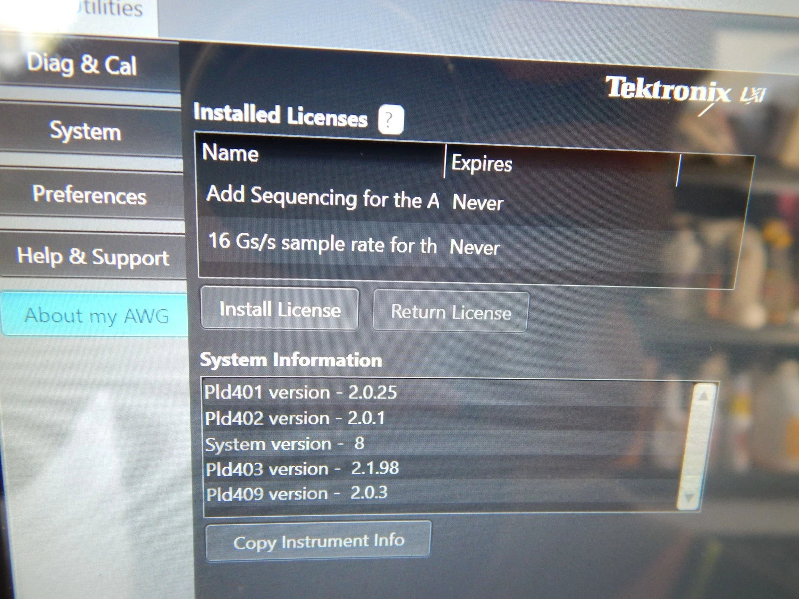 Tektronix AWG70002B w/16GS/s & SEQ and NIST cal w/data
