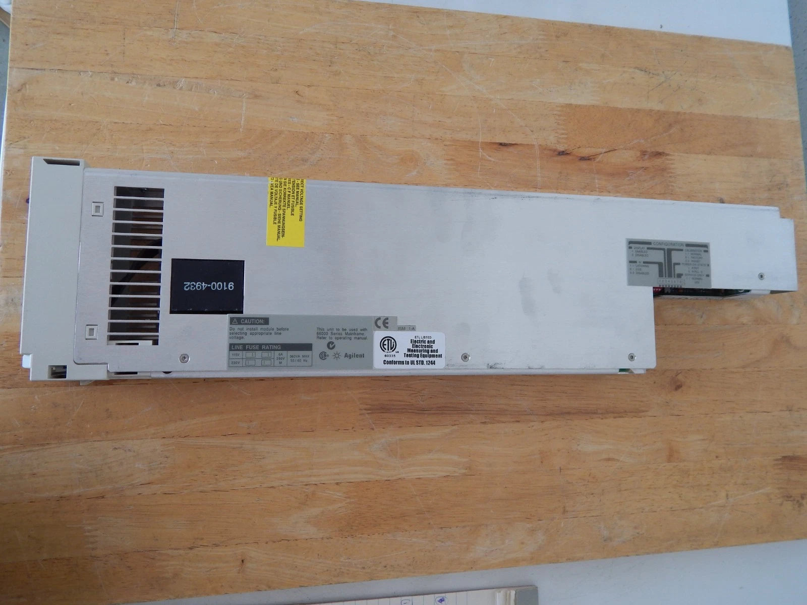 Agilent HP 66101A 0-8V, 16A DC Power Module