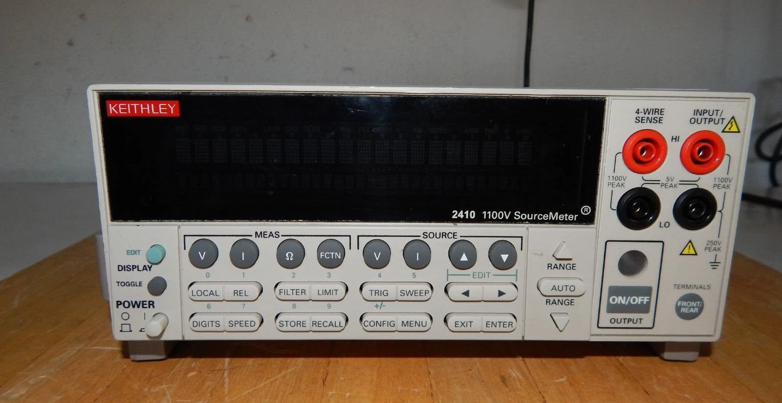 Keithley 2410 High Voltage SourceMeter 1100vdc OEM calibration 9/2025