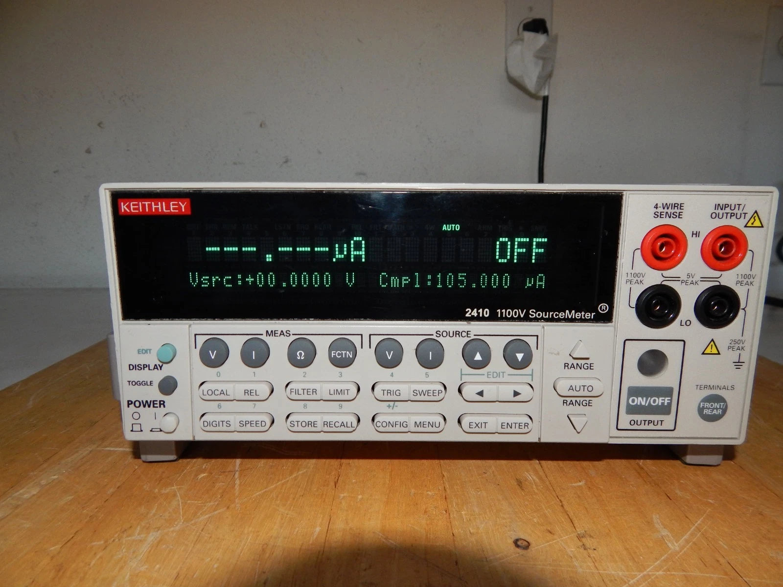 Keithley 2410 High Voltage SourceMeter 1100vdc OEM calibration 9/2025