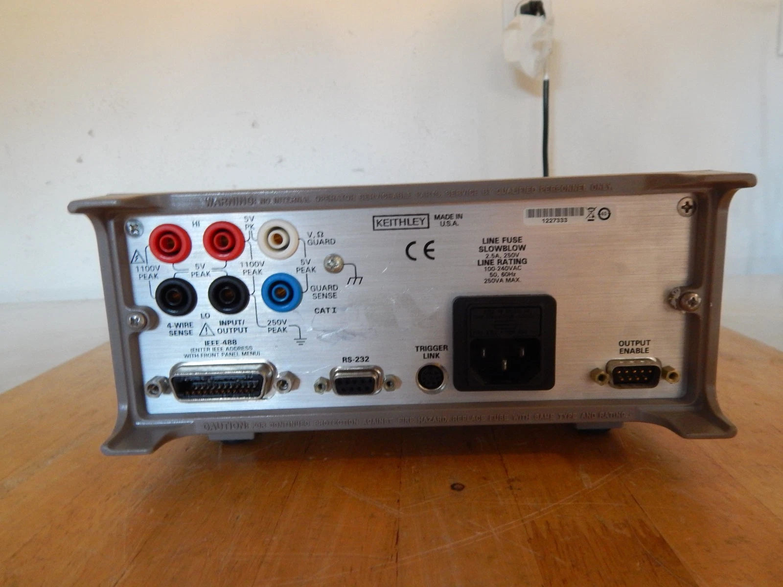 Keithley 2410 High Voltage SourceMeter 1100vdc OEM calibration 9/2025